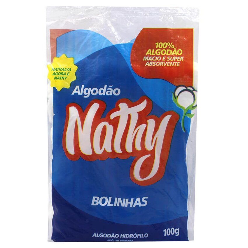 ALGODÃO HIDRÓFILO EM BOLAS 100GR NATHY