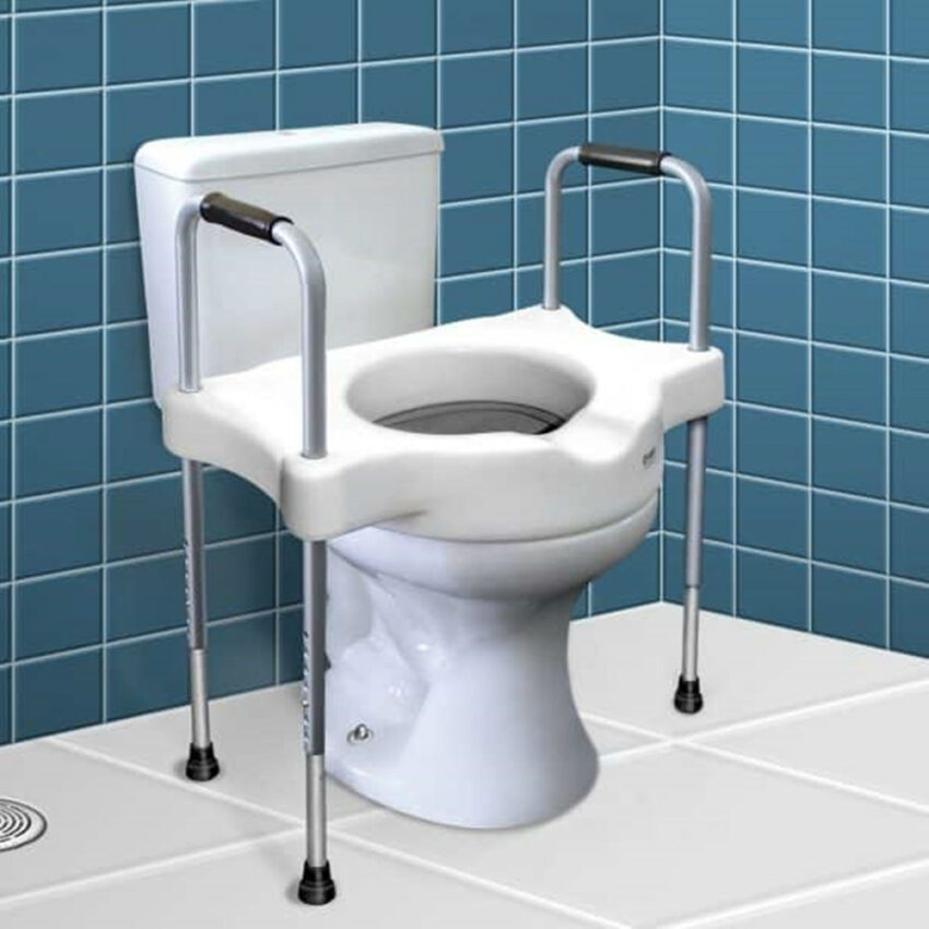 ELEVAÇÃO PARA ASSENTO SANITÁRIO COM APOIO AJUSTÁVEL SIT V- CARCI