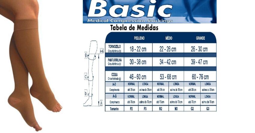 Meia 7/8 Sigvaris Basic Média Compressão 20-30mmhg